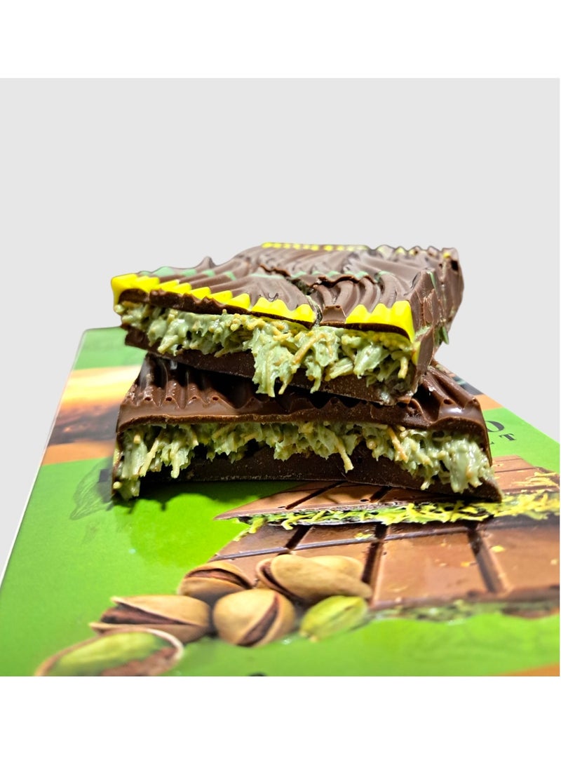 ASMACUP Dubai kunafa and pistachio chocolate 145 G - Image 3